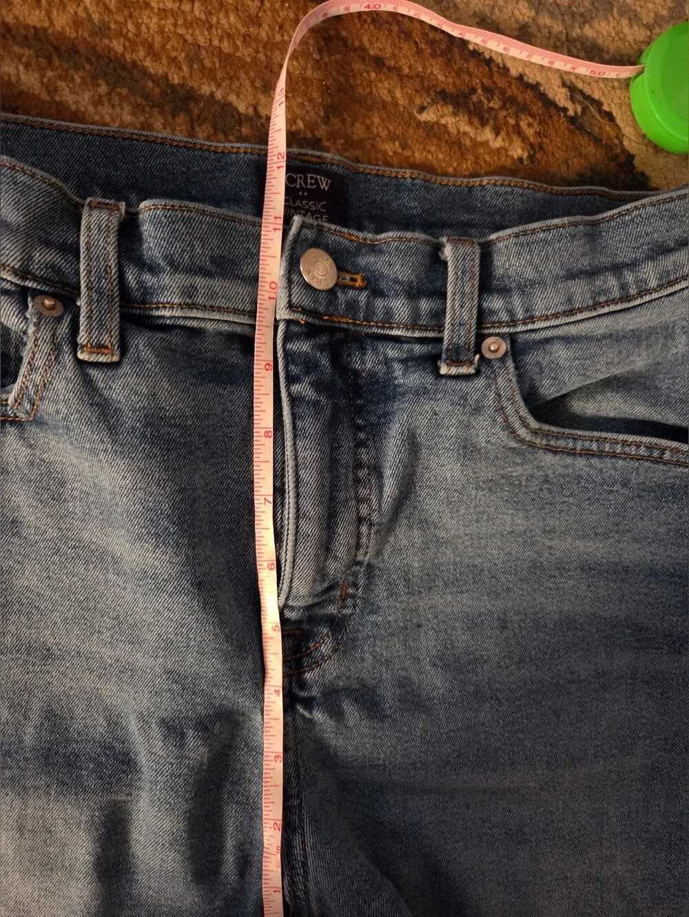 J Crew 90s Vintage Classic Straight Denim‎ Jeans Light Wash High Rise Size 29